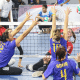 Brasil enfrentando o Canadá na Copa do Mundo de vôlei sentado feminino