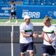 Na imagem, Marcelo Demoliner e Rafael Matos comemorando ponto.