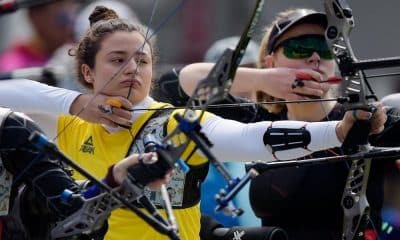 Ana Machado Pan de Santiago-2023. vaga no tiro com arco em Paris-2024 pan ouro prata pan