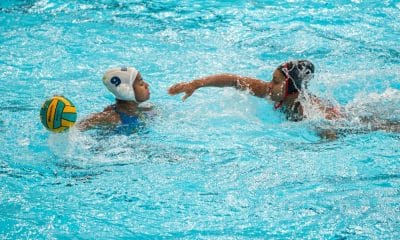 Confronto entre Brasil e Canadá, válido pelo polo aquático feminino nos Jogos Pan-Americanos de Santiago-2023 (Rafael Bello/COB)