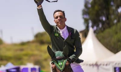 Brasileiro Stephan Barcha, ouro no hipismo de saltos nos Jogos Pan-Americanos de Santiago-2023 (Marina Ziehe/COB)