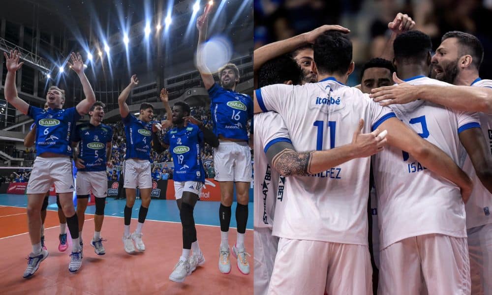 Sada Cruzeiro e Itambé Minas serão os representantes brasileiros no Mundial de Clubes masculino de vôlei (Reprodução/X/@sadacruzeiro e Hedgard Moraes/Minas Tênis Clube)