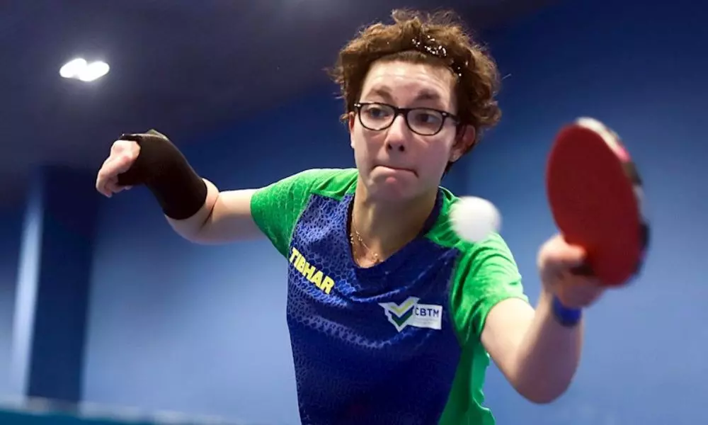 Sophia Kelmer, uma das estreantes no Parapan de Santiago (Foto: André Soares/CBTM)