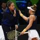 Roberta Burzagli, capitã da equipe brasileira na Billie Jean King Cup, e a tenista Laura Pigossi (Foto: Green Filmes)