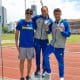 Equipe brasileira campeã no Pan-Sul-Americano Júnior de pentatlo moderno (Divulgação/CBPM)