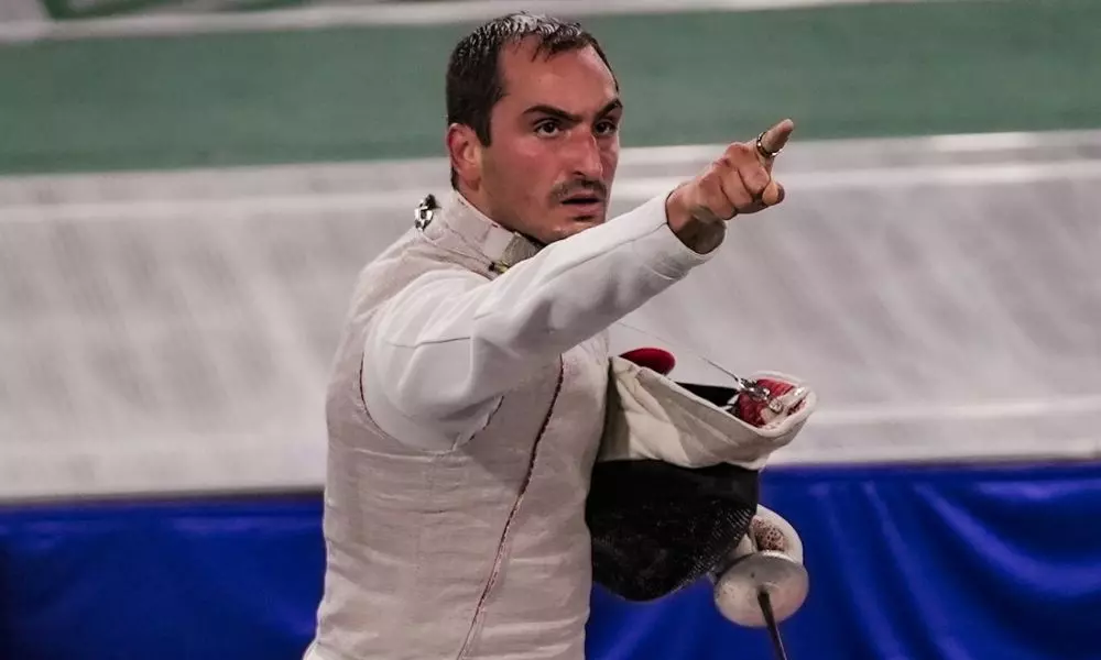 Guilherme Toldo, destaque do Brasil na Copa do Mundo de florete (Marina Ziehe/COB)