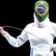 Nathalie Moellhausen. principal esgrimista brasileira na Copa do Mundo (Miriam Jeske/COB)