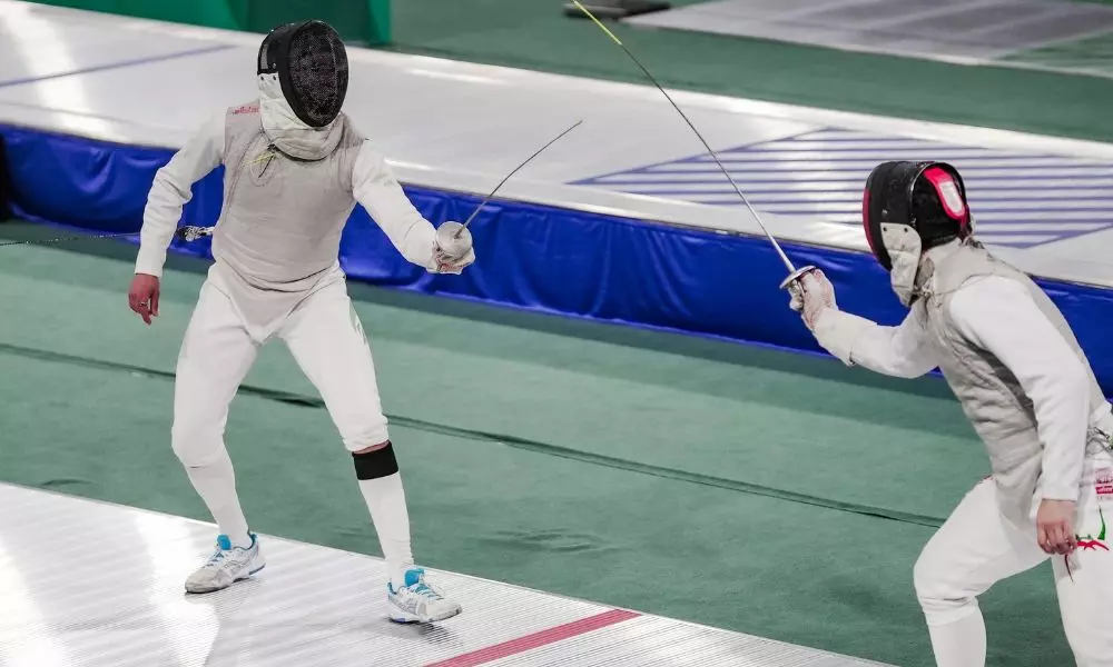 Guilherme Toldo, um dos esgrimistas do Brasil na Copa do Mundo de florete masculino em Istambul (Marina Ziehe/COB)