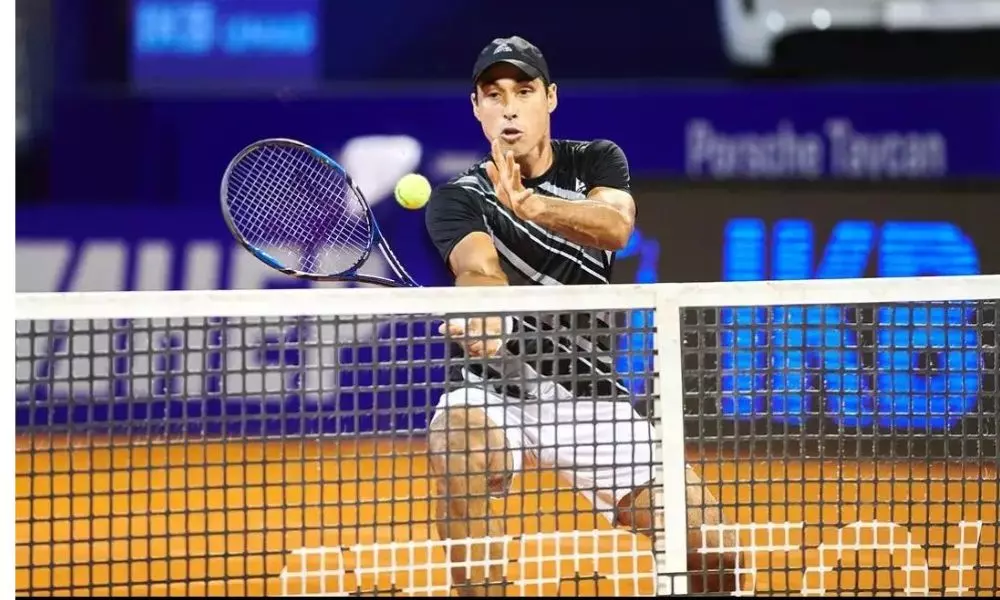 Brasileiro Fernando Romboli, um dos representantes do país no Challenger de Brasília (Reprodução/Instagram/@brasilnotenis)