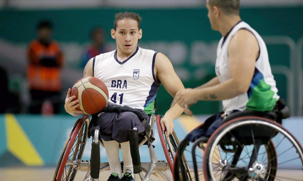 Seleção de basquete em CR em ação no Parapan de Santiago (Felipe Poga/Santiago-2023)
