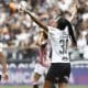 Comemoração da jogadora do Corinthians na vitória sobre o São Paulo pela final do Paulista Feminino (Rodrigo Gazzanel/Agência Corinthians)