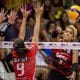 Jogo entre Sesc Flamengo e Sesi Bauru, válido pela Superliga Feminina de vôlei (Paula Reis/CRF)