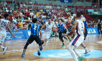 Fortaleza Basquete Cearense versus Pinheiros no NBB; São José versus Flamengo