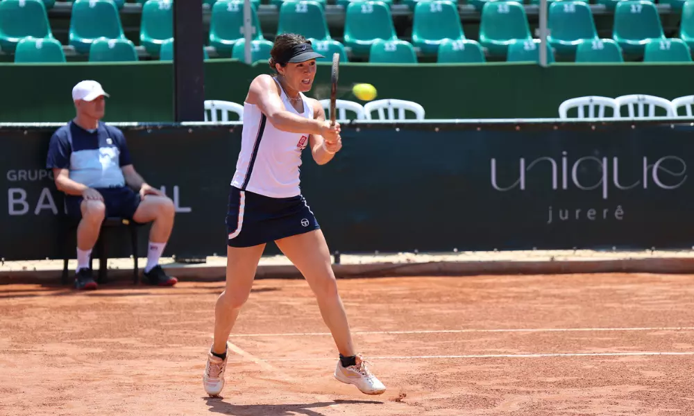 Gabriela Cé em ação no WTA 125K de Buenos Aires