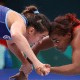 Giullia Penalber durante luta contra cubana nos Jogos Pan-Americanos de Santiago-2023