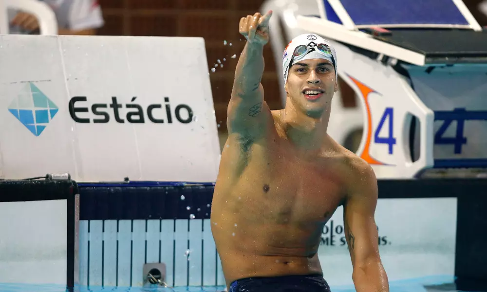 Guilherme Costa após 200m livre do Troféu José Finkel