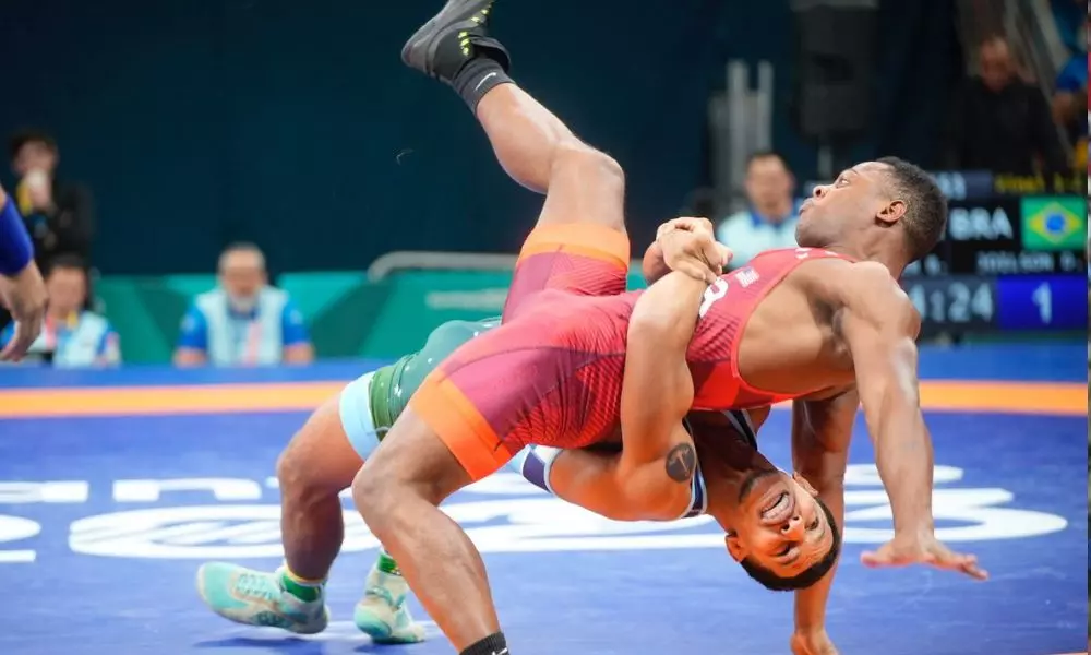 Joílson Júnior medalha de prata nos Jogos Pan-Americanos de Santiago-2023