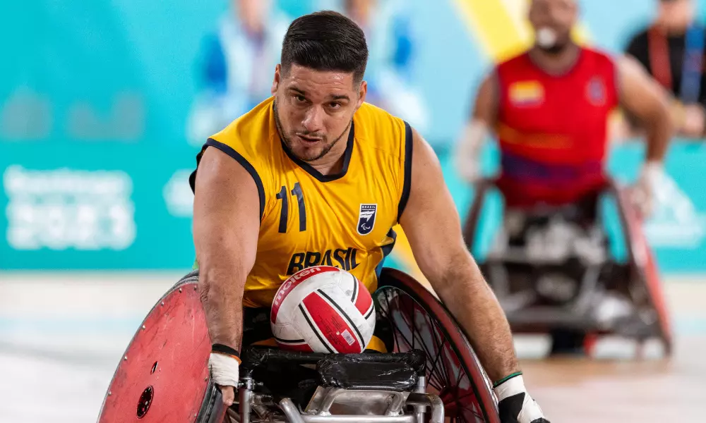 Júlio Braz em ação nos Jogos Parapan-Americanos de Santiago-2023