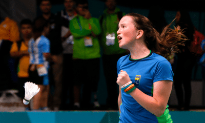 Kauana Beckenkamp vibra com vitória no badminton do Parapan de Santiago-2023