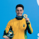 Lucas Mozela levou o ouro para o Brasil na natação no Parapan de Santiago