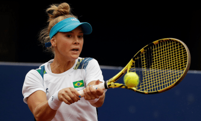 Laura Pigossi em ação no WTA 125 de Colina