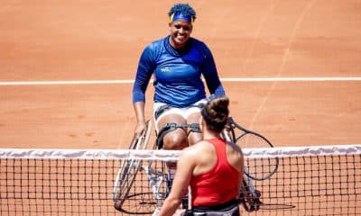 tênis em cadeira de rodas MEIRYCOLL DUVAL perde para Dana Mathewson nos jogos parapan-americanos de santiago-2023