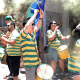 Torcedores da torcida Movimento Verde Amarelo durante embarque dos atletas para os Jogos Parapan-Americanos de Santiago-2023