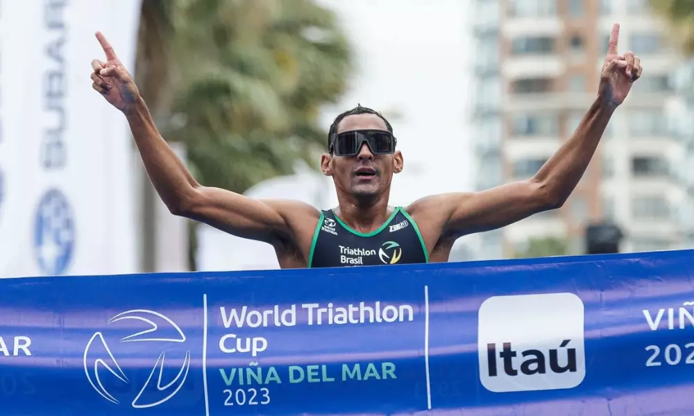 Manoel Messias e Miguel Hidalgo dobradinha na Copa do Mundo de triatlo em Viña del Mar