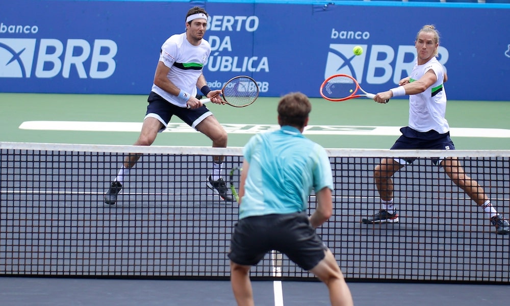 Marcelo demoliner e rafael matos vencem mateus alves e gabriel decamps no challenger de brasília de tênis ATP