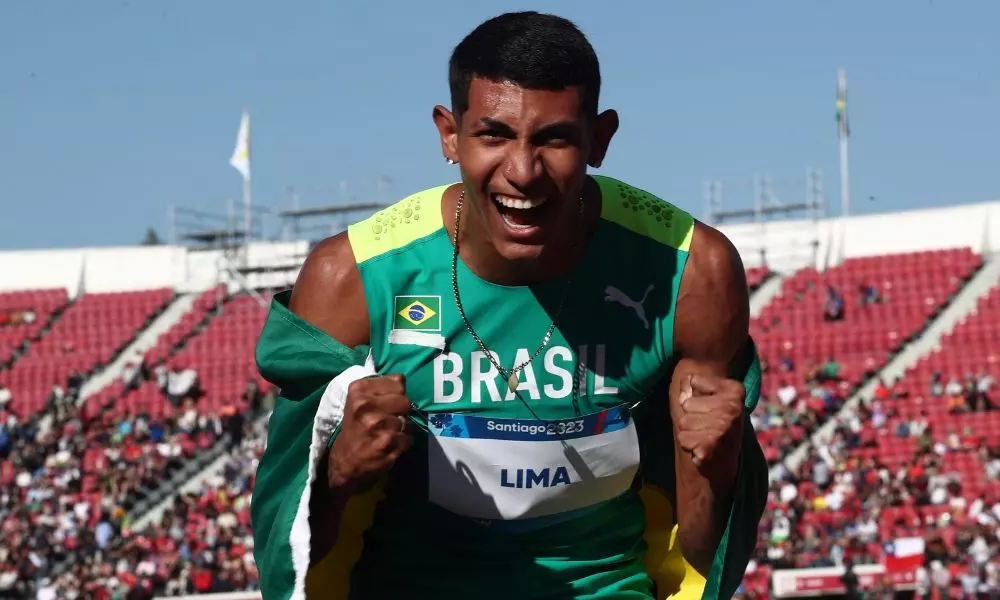 Matheus Lima medalha de prata nos 400 m com barreiras dos Jogos Pan-Americanos de Santiago-2023