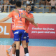 Monte Carmelo durante partida contra o Araguari na Superliga de vôlei masculino