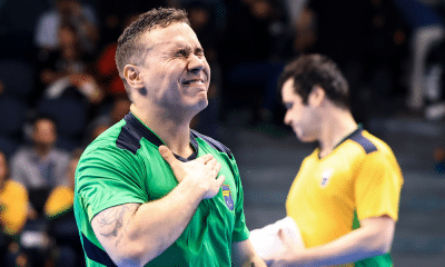 Paulo Salmin emocionado com medalha no tênis de mesa do Parapan de Santiago-2023