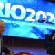Anúncio do Mundial juvenil e de cadete de esgirma rio 2026. Presidente da CBE, Ricardo Machado, durante a apresentação do Rio de Janeiro. Foto: Augusto Bizzi/FIE.