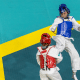 Silvana Cardoso aplica golpe em adversária em luta dos Jogos Parapan-Americanos