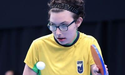Sophia Kelmer no tênis de mesa dos jogos pan-americanos de santiago 2023