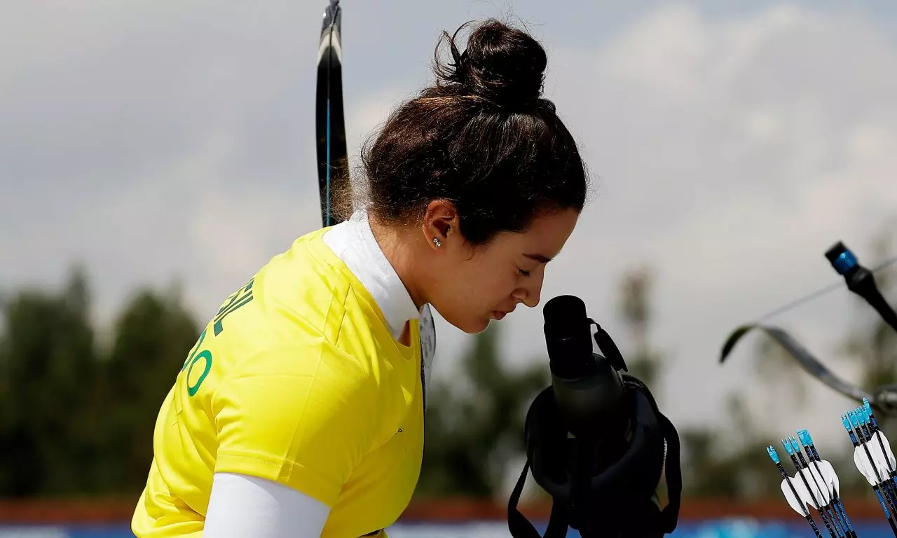 Ana Machado Pan de Santiago 2023 vaga no tiro com arco em Paris 2024 pan ouro prata pan