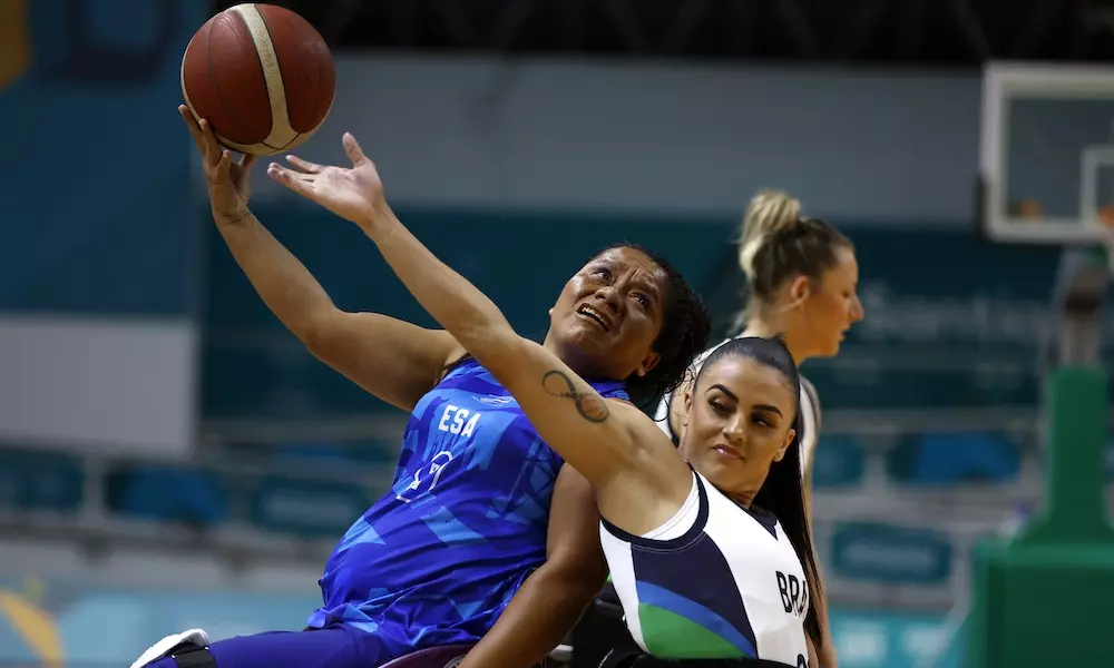 Basquete feminino brasil el salvador jogos parapan-americanos de santiago-2023 Basquete em cadeira de rodas vence El Salvador com tranquilidade