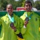 Caio Bonfim Viviane Lyra bronze marcha atlética revezamento misto prata ouro medalha pan santiago 2023