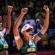 Duda e Ana Patrícia vibram com vitória sobre Bárbara Seixas e Carol Solberg no Elite 16 de João Pessoa de vôlei de praia