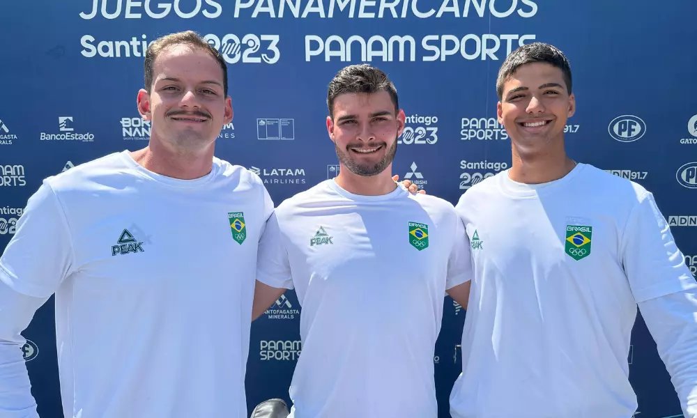 Equipe masculina do Brasil levou o bronze no arco recurvo nos Jogos Pan-Americanos Santiago-2023