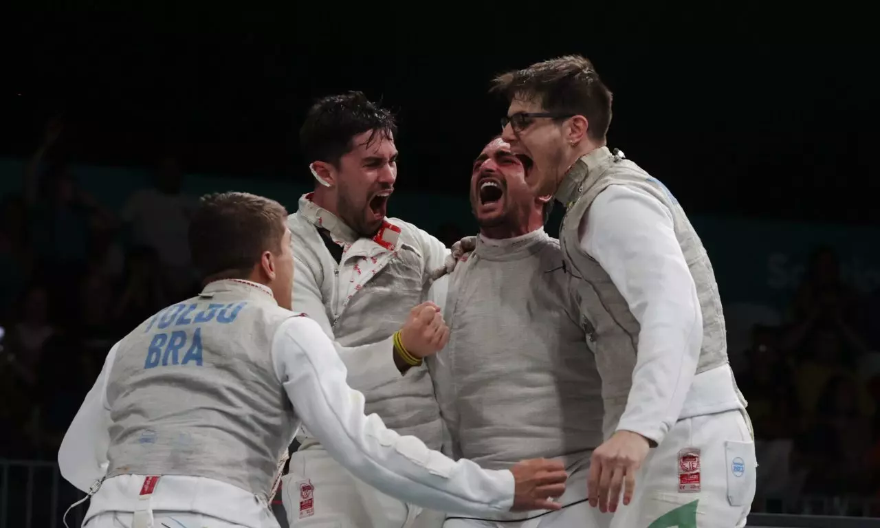 Guilherme Toldo esgrima jogos pan-americanos santiago 2023 brasil guilherme toldo florete masculino sabre feminino pan