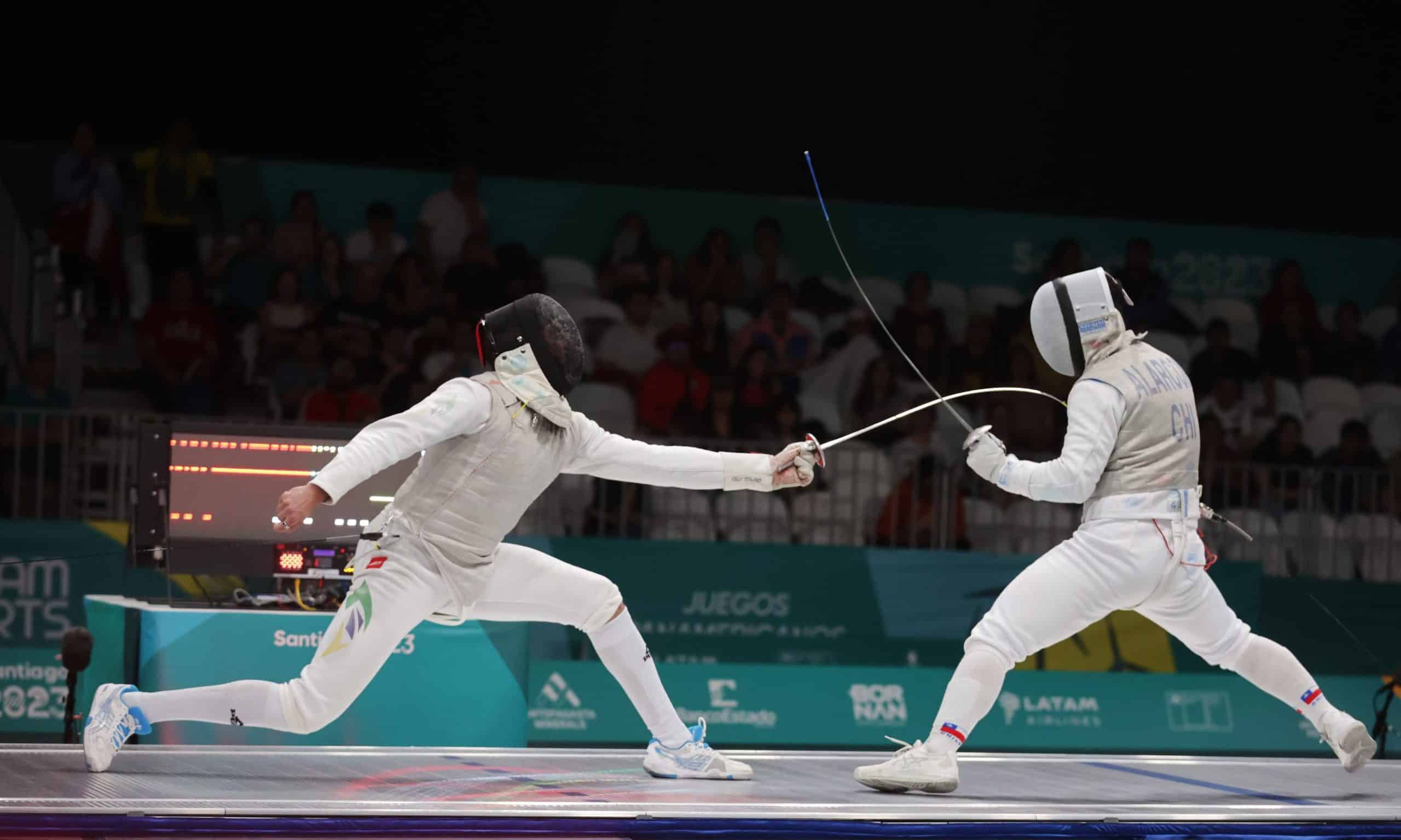 Guilherme Toldo esgrima jogos pan-americanos santiago 2023 brasil guilherme toldo florete masculino sabre feminino pan