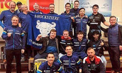 Com Hugo Calderano, Liebherr Ochsenhausen vence na Copa da Alemanha Simon Gauzy Alvaro Robles