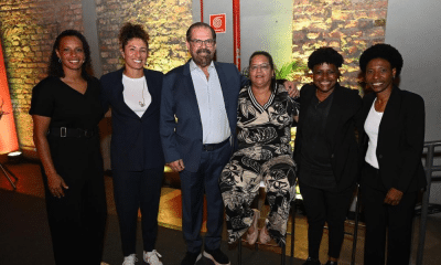 ícones da história do futebol feminino e presidente da FPF