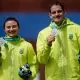 tiro com arco equipes mistas duplas mistas ouro prata medalha marcus d'almeida ana clara machado ana machado santiago 2023 Pan jogos Pan Americanos