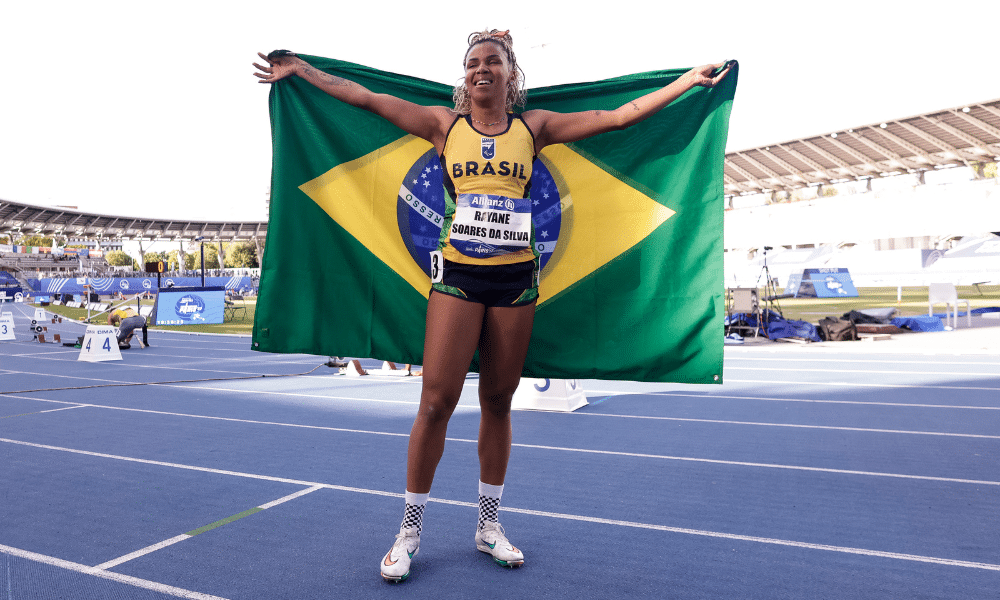 Rayane Soares comemora o ouro nos Jogos Parapan-Americanos Santiago-2023