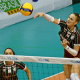 Uzelac, do Fluminense, ataca a bola em jogo contra o Barueri na Superliga Feminina de vôlei