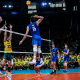 Jogo entre Brasil e Itália no Pré-Olímpico de vôlei masculino, no Rio de Janeiro; cidade receberá Liga das Nações, a VNL, em 2024