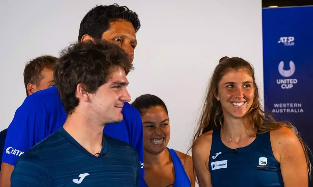 Equipe do Brasil que irá disputar a United Cup (Foto: Jimmie48)