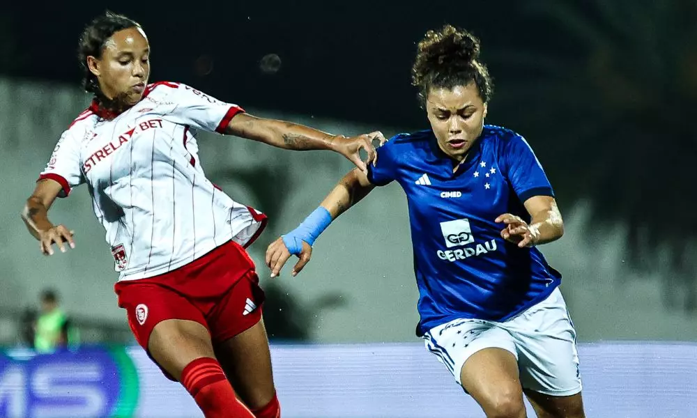 Partida entre Internacional e Cruzeiro, válida pela Brasil Ladies Cup (Reprodução/Twitter/@CruzeiroFem)